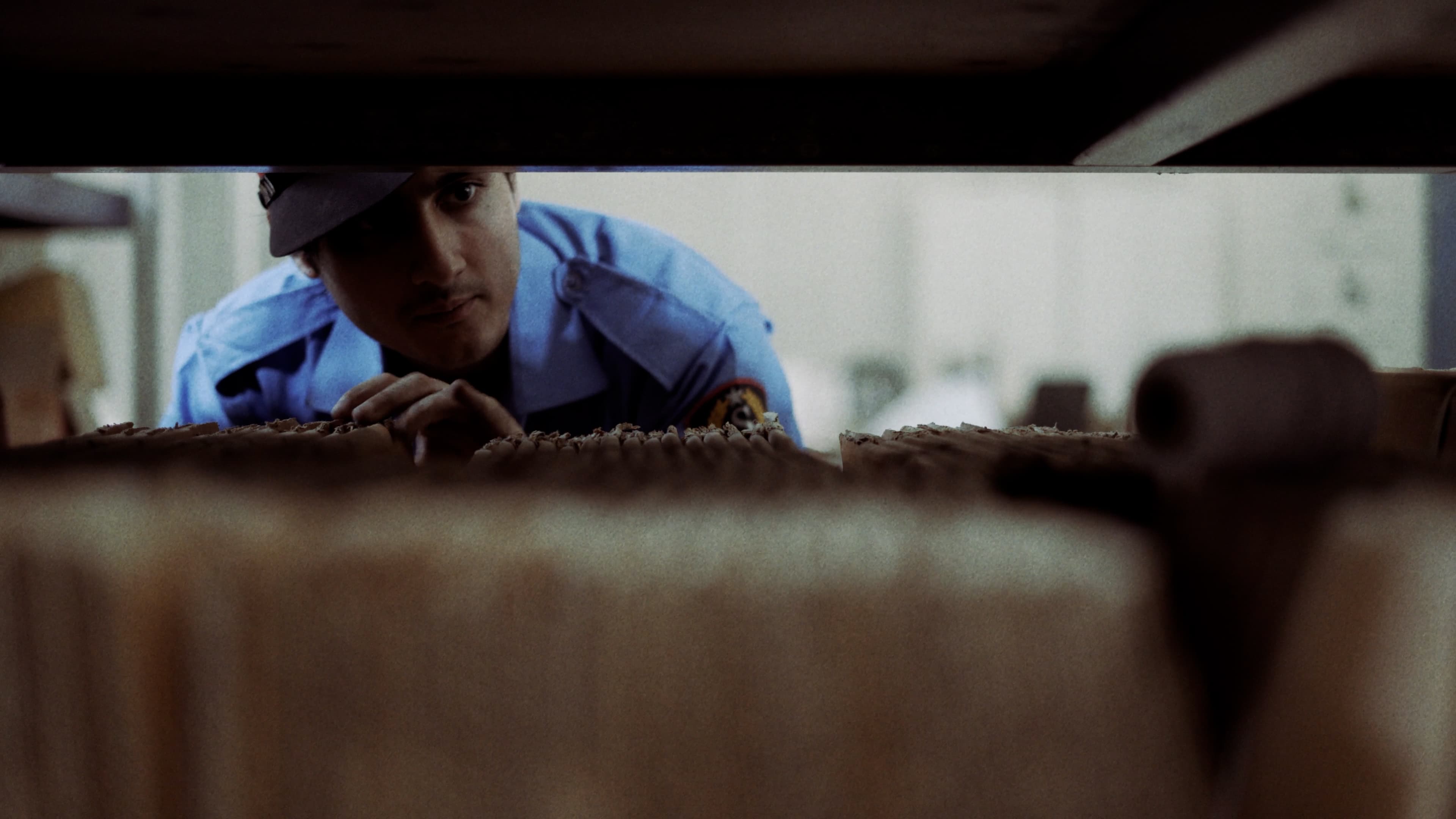 Emotional scene from film