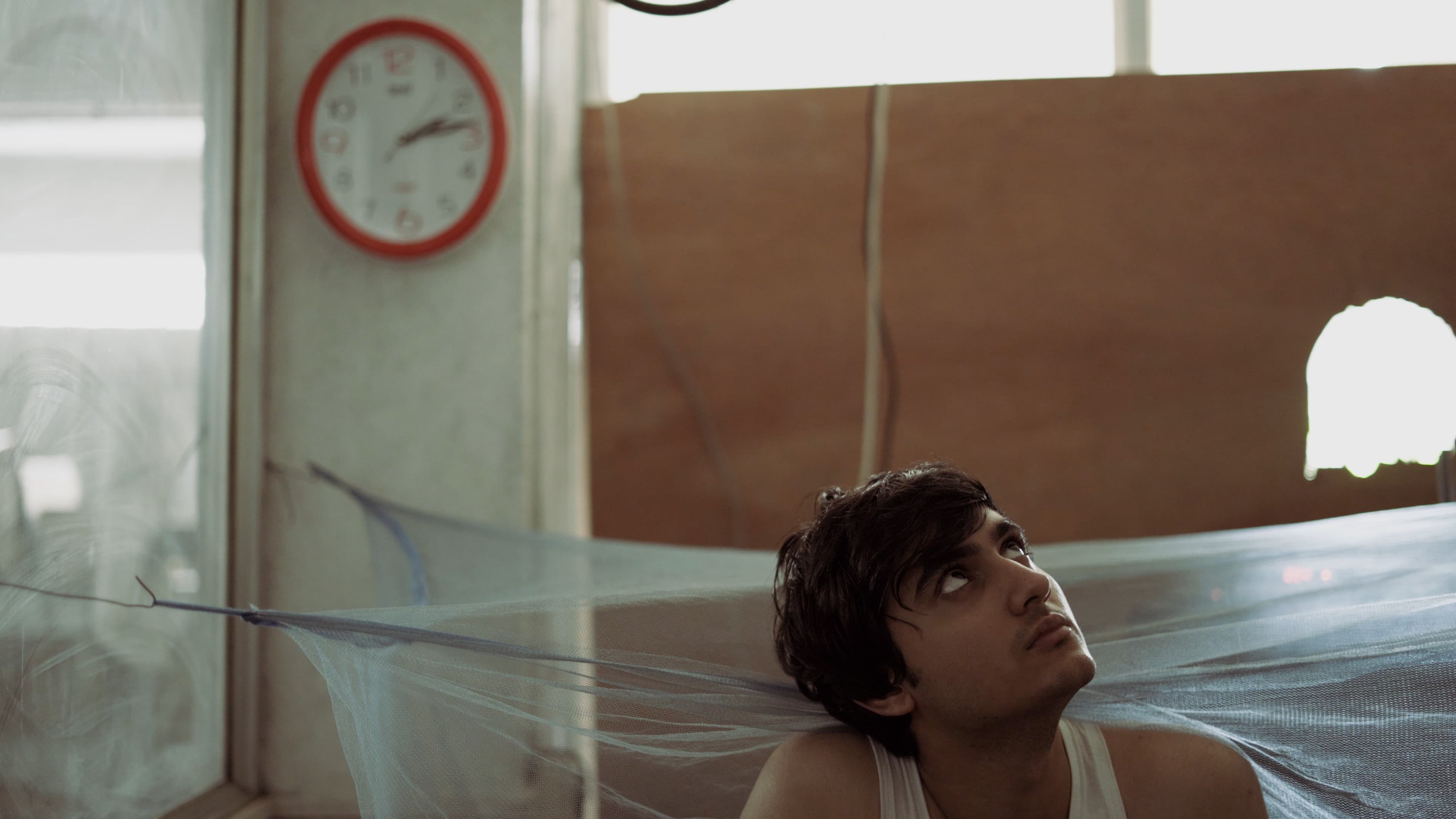 Emotional scene from film