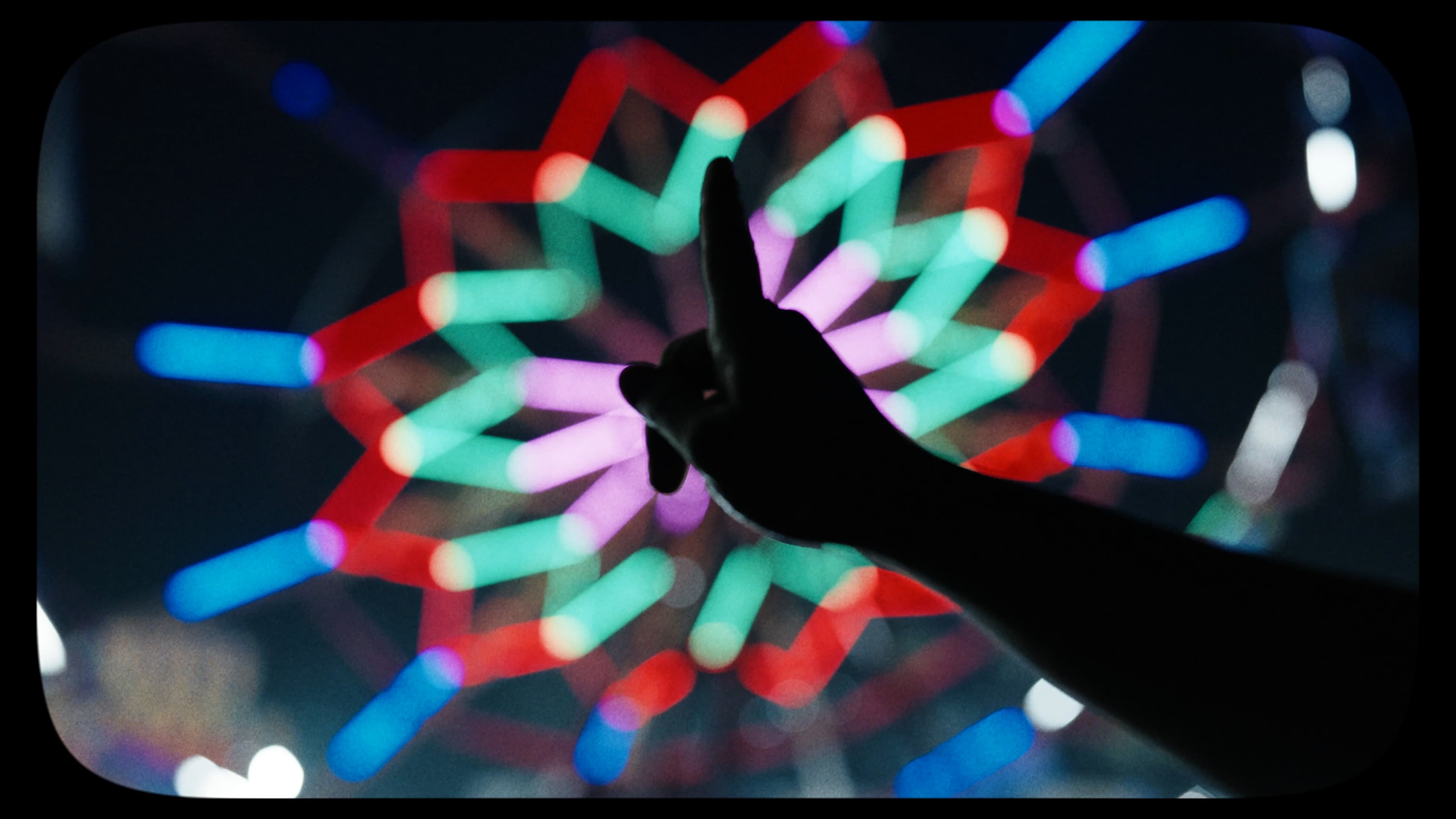 Colorful fair scene